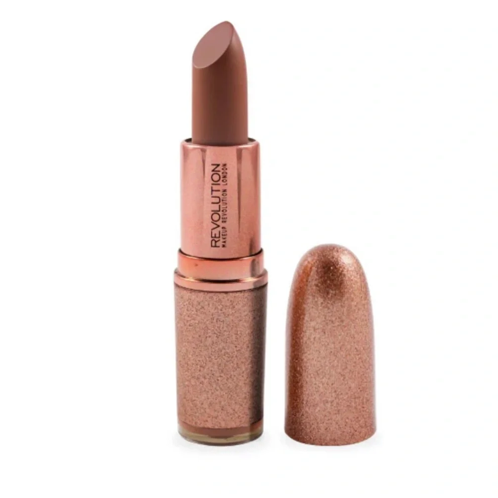 Revolution Life On The Dance Floor Lipstick Guest List Stiletto Warm Brown NEW